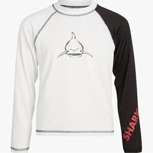 BIG Chill Boys' Rash Guard - UPF 50+ Long Sleeve Swim Shirt - 14
